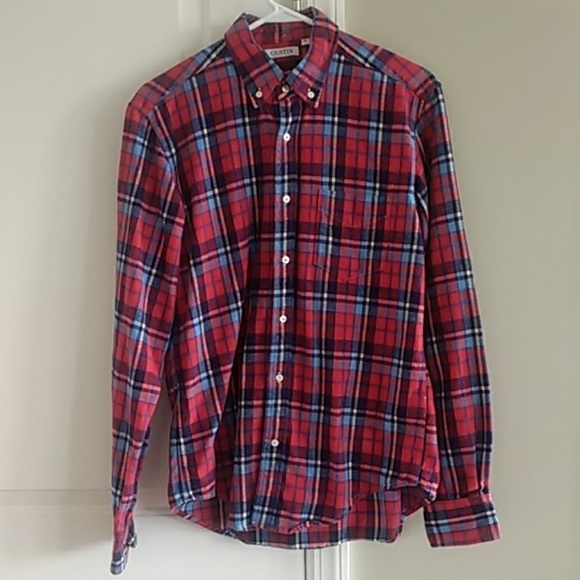 gustin Other - Gustin large flannel red plaid shirt